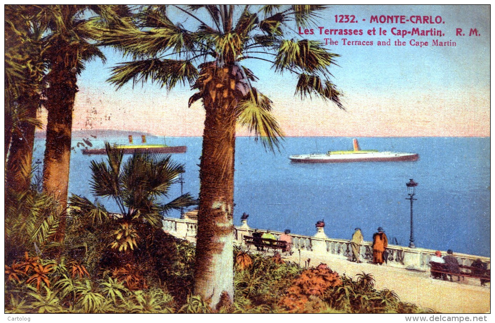 Monte-Carlo. Les Terrasses Et Le Cap Martin - Les Terrasses