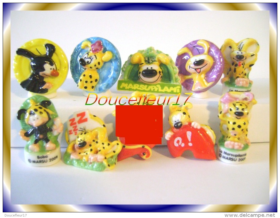 Marsupilami 2009 ... Lot De 9 Feves ... Ref AFF : 2-2010 ... ( 003) - BD