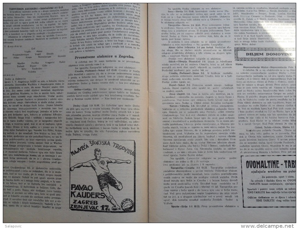 SPORT ILUSTROVANI TJEDNIK 1923 ZAGREB, FOOTBALL SKI, MOUNTAINEERING,  SPORTS NEWS FROM THE KINGDOM SHS - Bücher