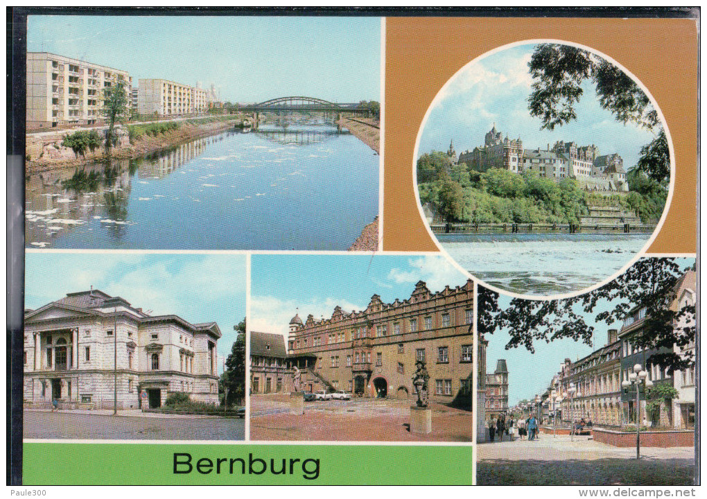 Bernburg - Saale - Mehrbildkarte - Bernburg (Saale)