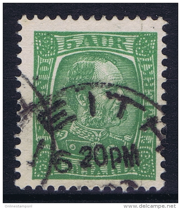 ICELAND: Mi Nr 37 Used 1902  Scotland UK  Cancel Leith - Used Stamps