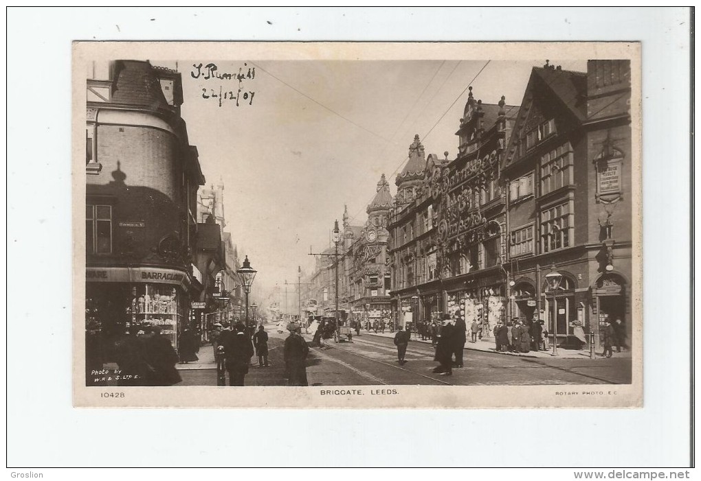 LEEDS 10428 BRIGGATE     1907 - Leeds