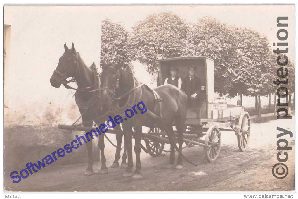 REICHENBACH Ober Lausitz Brot Oder Milch Lieferwagen Für Kleinverbraucher TOP-Erhaltung Original Fotokarte Der Zeit - Goerlitz