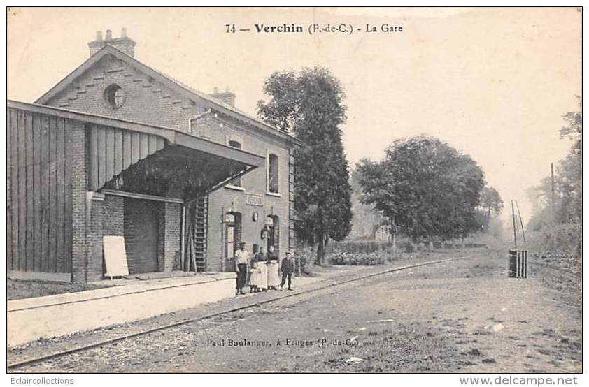 Verchin    62    Intérieur De La Gare - Other & Unclassified