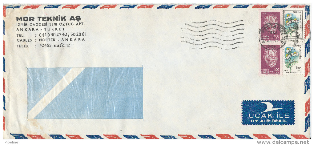 Turkey Air Mail Cover 1986 - Storia Postale