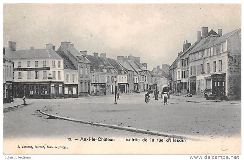 Auxy Le Château    62        Entrée De La Rue D'Hesdin - Auxi Le Chateau