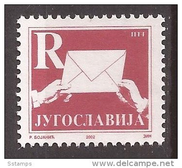 2002 B3082 - R -  SERBIA SRBIJA CRNA GORA MONTENEGRO  JUGOSLAVIJA JUGOSLAWIEN FREIMARKE  MNH - Sonstige & Ohne Zuordnung