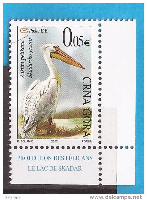 2002 10 WWF  SERBIA SRBIJA CRNA GORA MONTENEGRO  JUGOSLAVIJA JUGOSLAWIEN GESCHUETZTE  PELIKAN  MNH - Other & Unclassified