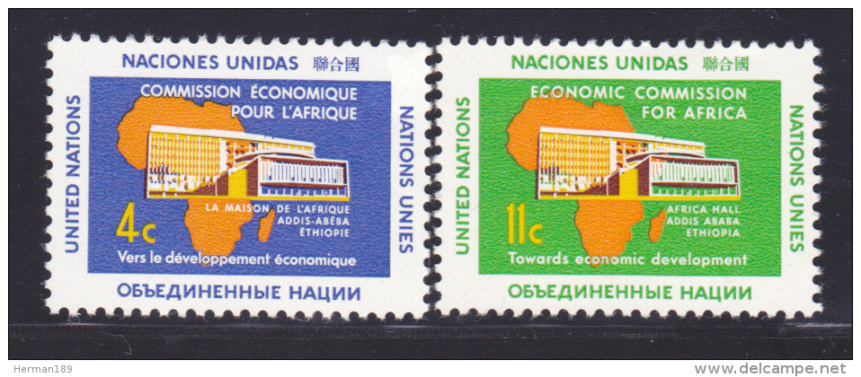 NATIONS UNIES NEW-YORK N°   91 &amp; 92 * MLH Neufs Avec Charnière, TB  (D1333) - Ungebraucht