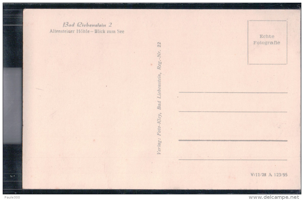 Bad Liebenstein - Altensteiner Höhle - Blick Zum See - Bad Liebenstein