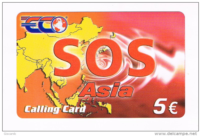 GERMANIA (GERMANY)  - ECO   (REMOTE) - SOS ASIA -  MINT  -  RIF. 8993 - Cellulari, Carte Prepagate E Ricariche