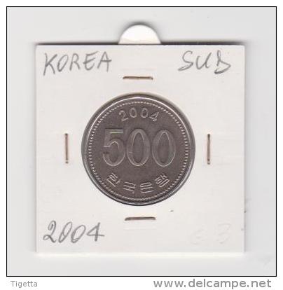 SOUTH KOREA  500 WON   ANNO 2004 - Korea (Süd-)