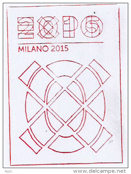 UNITED ARAB EMIRATES.DUBAÏ. EXPO MILANO 2015. Lettre Du Pavillon Des Emirats Arabes Unis à MILAN, Adressée En Andorre - 2015 – Milan (Italie)