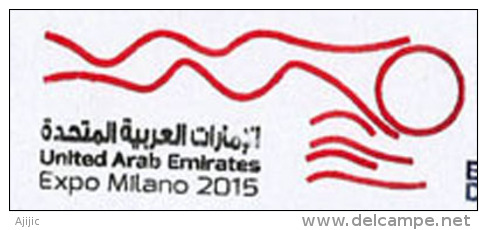 UNITED ARAB EMIRATES.DUBAÏ. EXPO MILANO 2015. Lettre Du Pavillon Des Emirats Arabes Unis à MILAN, Adressée En Andorre - 2015 – Milan (Italie)