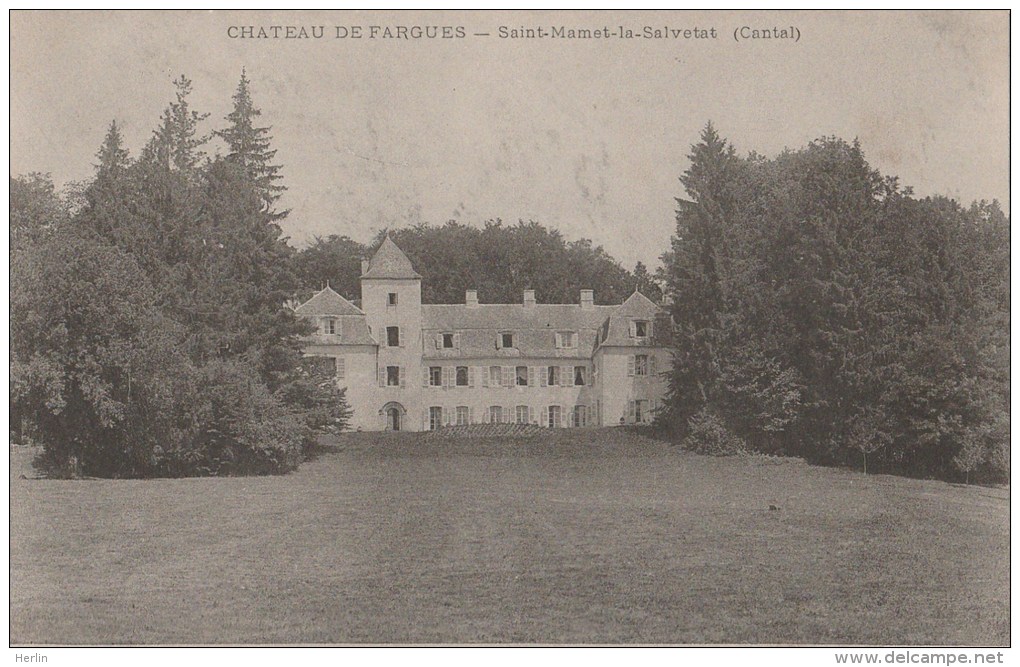 15 - SAINT-MAMET-LA-SALVETAT - Château De Fargues (impeccable) - Saint-Mamet-la-Salvetat