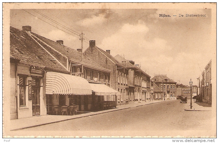 Nijlen : De Statiestraat Met Cafés - Nijlen