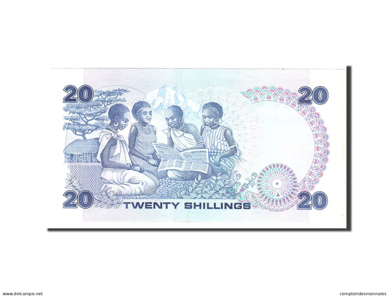 Billet, Kenya, 20 Shillings, 1986, 1986-09-14, KM:21e, TTB - Kenia