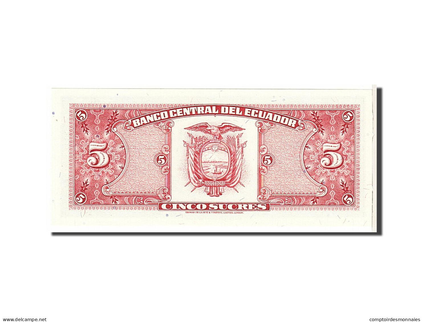 Billet, Équateur, 5 Sucres, 1988, KM:113d, NEUF - Ecuador