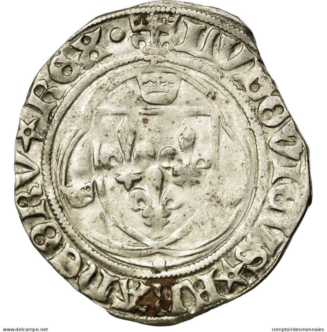 Monnaie, France, Douzain, Saint-Pourçain, TTB, Billon, Duplessy:664 - 1498-1515 Louis XII