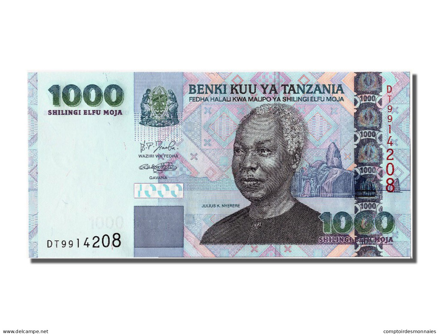 Billet, Tanzania, 1000 Shilingi, NEUF - Tansania