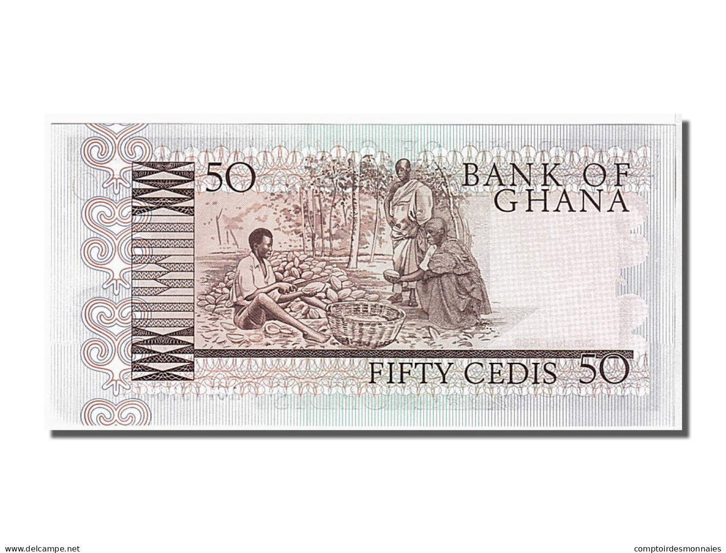 Billet, Ghana, 50 Cedis, 1980, 1980-07-02, NEUF - Ghana