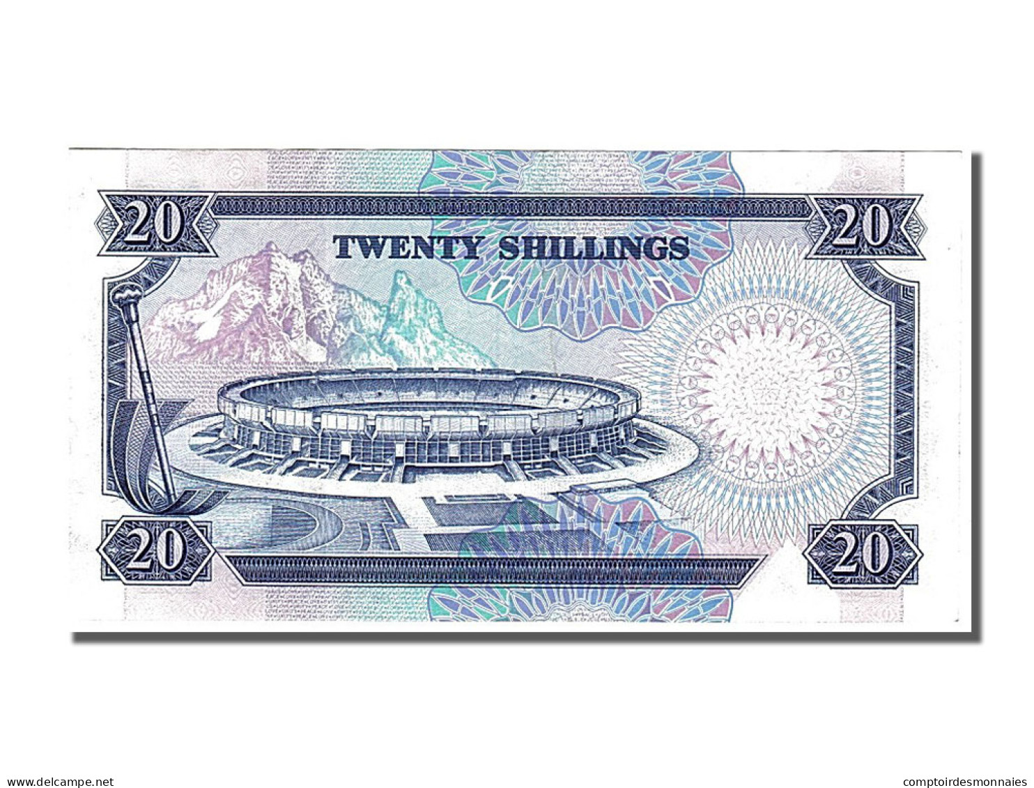 Billet, Kenya, 20 Shillings, 1991, 1991-07-01, KM:25d, SPL - Kenia