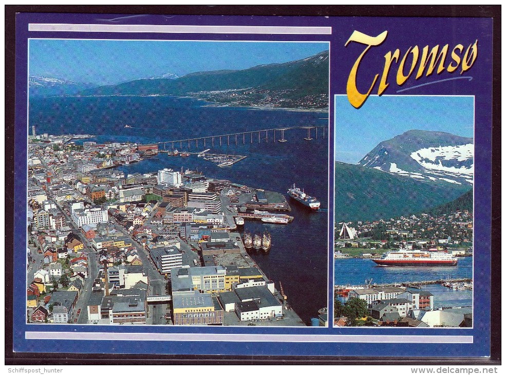 ARCTIC, NORGE/NORWEGEN, NICE Color-Card "TROMSÖ" Unwritten, Look Scan,RARE !! 27.1-10 - Expéditions Arctiques