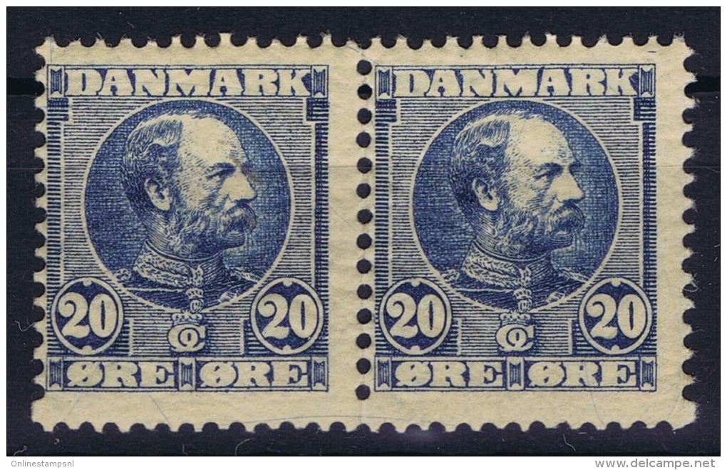 Denmark: Mi Nr 49 I Pair  MNH/** Postfrisch - Nuovi