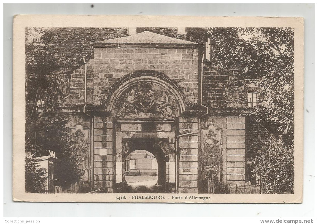 G-I-E , Cp , 57 , PHALSBOURG , Porte D'ALLEMAGNE , écrite 1940 , N° 5418 - Phalsbourg