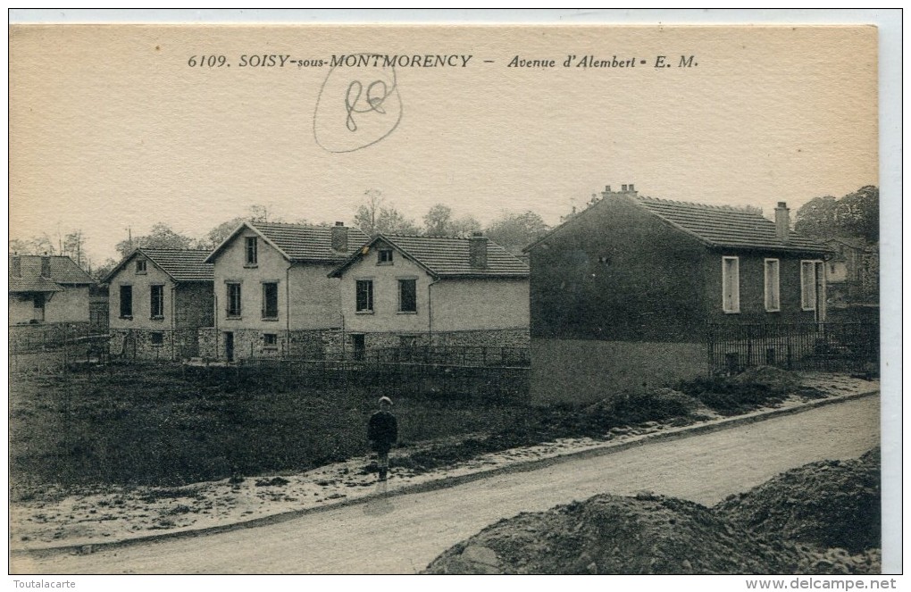 CPA 95 SOISY SOUS MONTMORENCY AVENUE D ALEMBERT - Soisy-sous-Montmorency