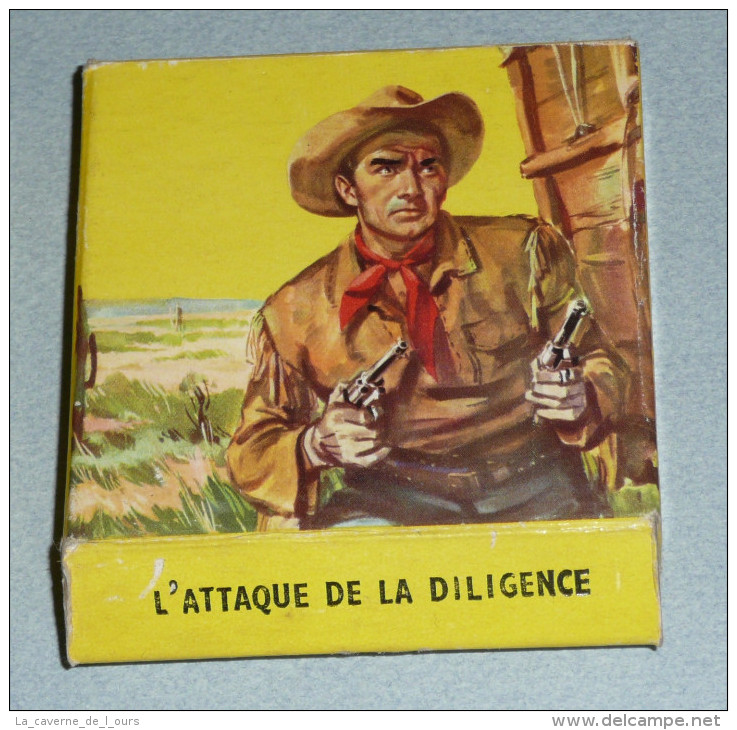 Rare Bobine Film Super 8 Mm Film Office "L'Attaque De La Dilligence" S8 Super8 Huit, Western Cow-boys - 35mm -16mm - 9,5+8+S8mm Film Rolls