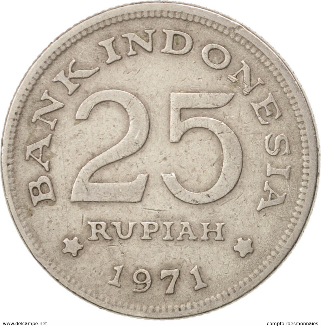 Monnaie, Indonésie, 25 Rupiah, 1971, TTB, Copper-nickel, KM:34 - Indonesië