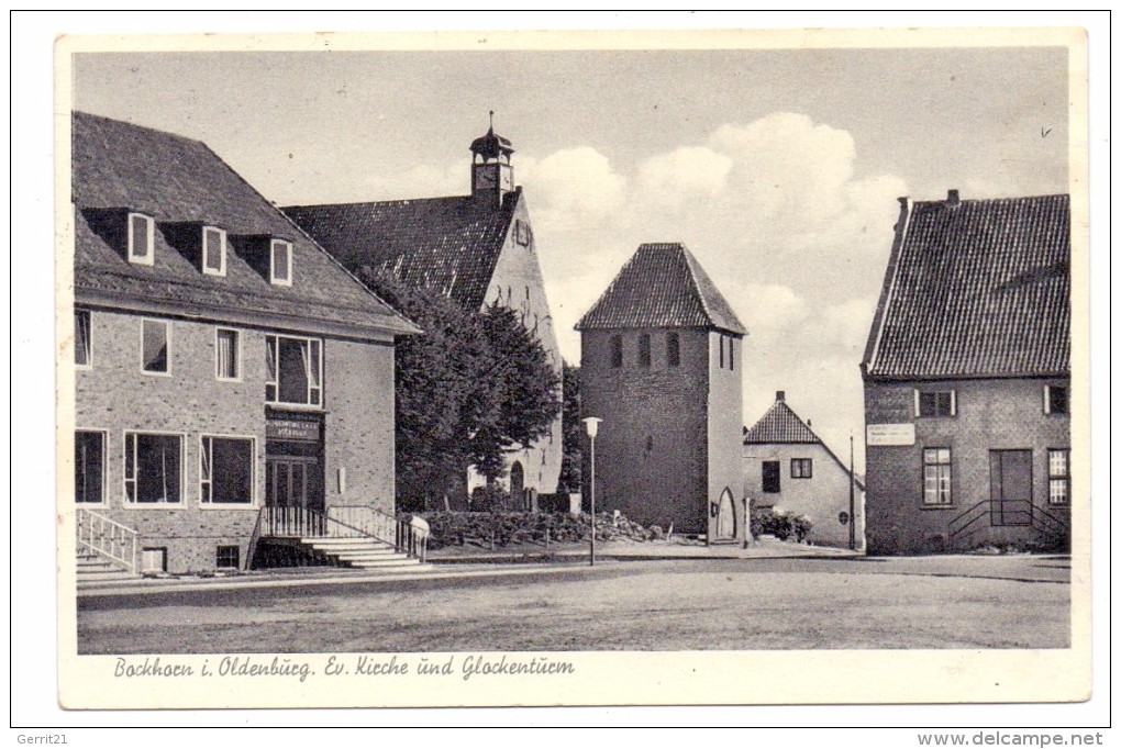 2935 BOCKHORN, Ev. Kirche Und Glockenturm, 195... - Jever