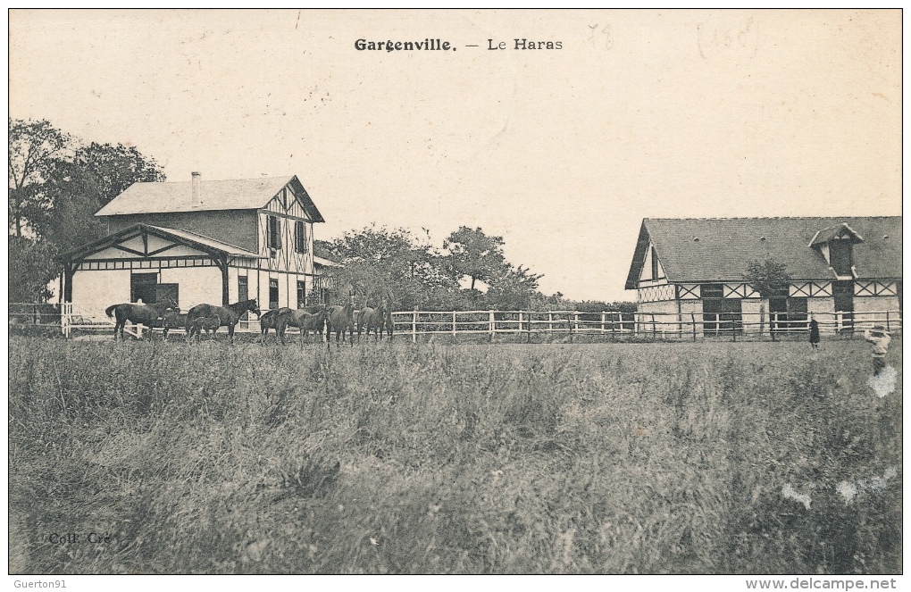 ( CPA 78 )  GARGENVILLE  /  Le Haras  - - Gargenville