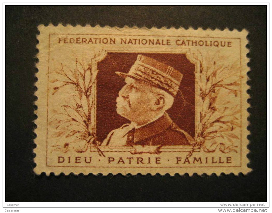 Dieu Patrie Familie WW1 Ederation Nationale Catholique - Vignettes Militaires