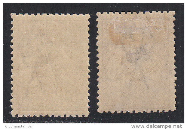 Australia 1915-27 Kangaroo, Mint Mounted, Wmk 6, Sc# ,SG 39,39b - Mint Stamps