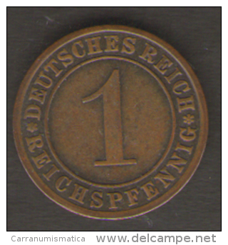 GERMANIA 1 REICHSPFENNIG 1933 - 1 Rentenpfennig & 1 Reichspfennig