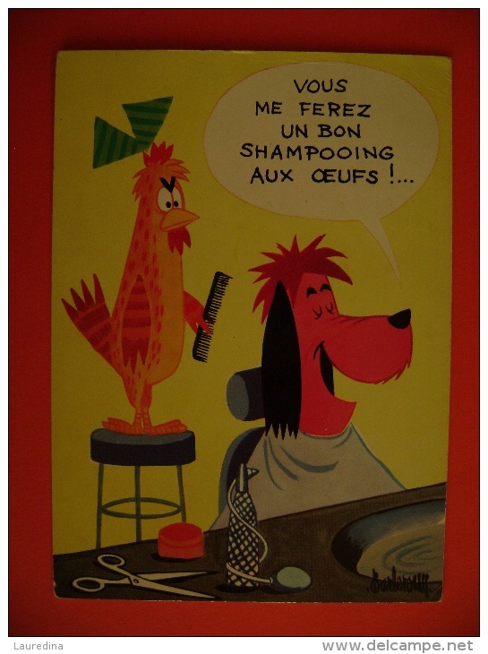 CPM ILLUSTRATEUR BARBEROUSSE - VOUS ME FEREZ UN BON SHAMPOOING AUX OEUFS!... - Barberousse