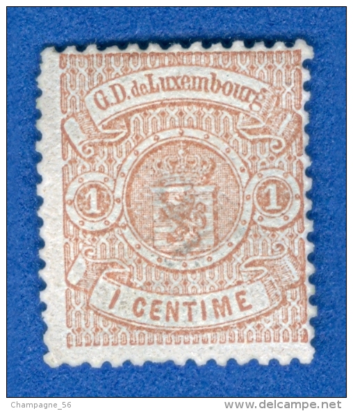 VARIÉTÉS 1874 - 80  N° 26 G.D.DE LUXEMBOURG Oblitéré  DOS CHARNIÈRE - Variétés & Curiosités