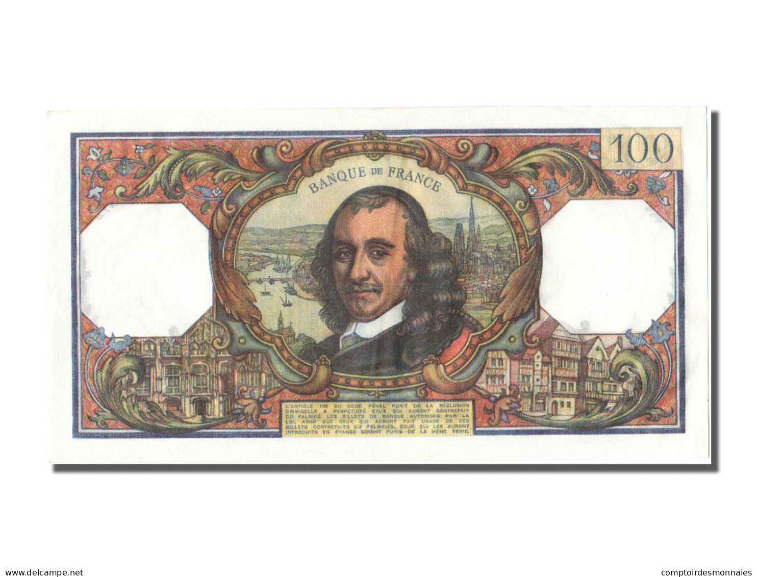 Billet, France, 100 Francs, 100 F 1964-1979 ''Corneille'', 1977, 1977-06-02 - 100 F 1964-1979 ''Corneille''