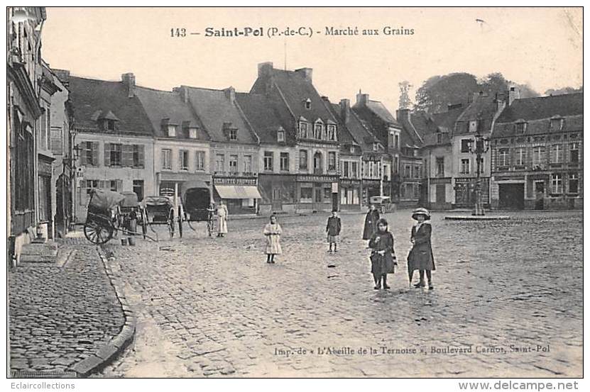 Saint Pol Sur Ternoise    62      Place Du Marché Aux Grains - Saint Pol Sur Ternoise