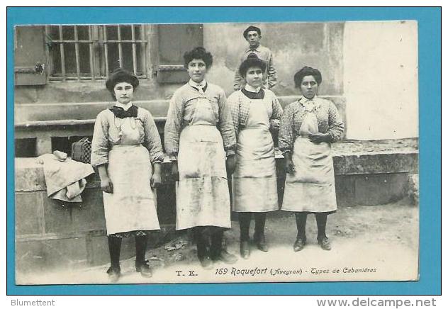 CPA 169 - Types De Cabanières Métier ROQUEFORT 12 - Roquefort