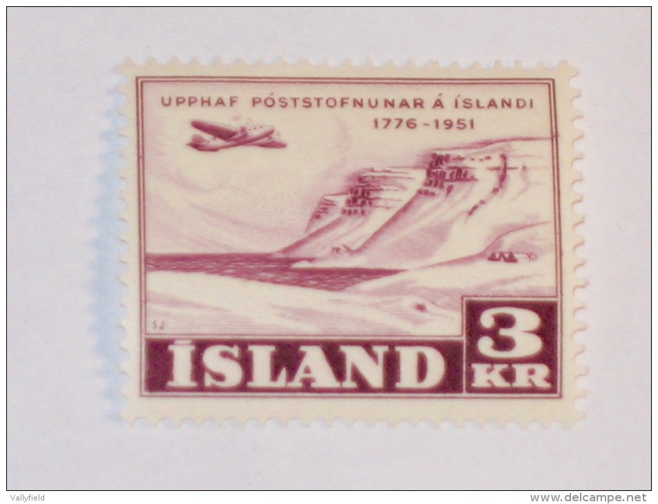 ISLAND / ISLANDE  1951  SCOTT # 272 - Neufs