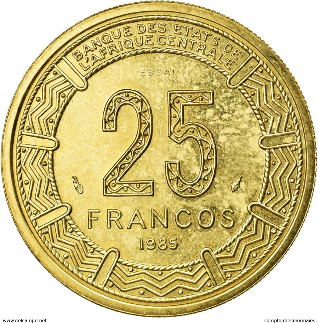 Monnaie, Equatorial Guinea, 25 Francos, 1985, FDC, Aluminum-Bronze, KM:E29 - Equatoriaal Guinea