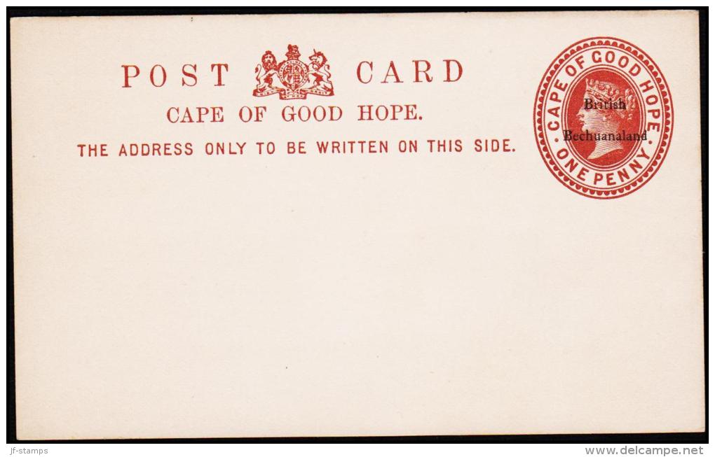 1882. British Bechuanaland POST CARD ONE PENNY CAPE OF GOOD HOPE.  (Michel: ) - JF192895 - Autres & Non Classés