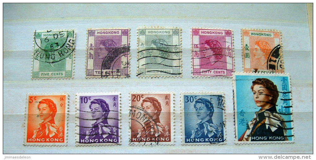 Hong Kong 1938 - 1962 King Queen - Used Stamps