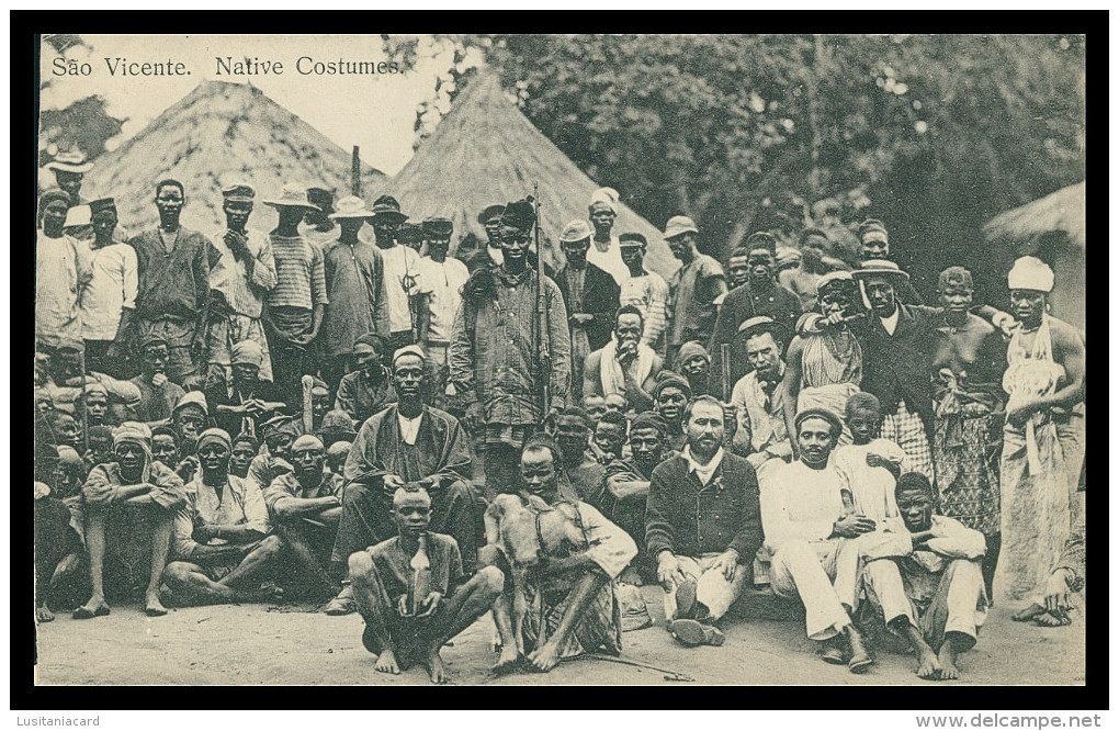 SÃO VICENTE -  COSTUMES - Native   Carte Postale - Cap Vert