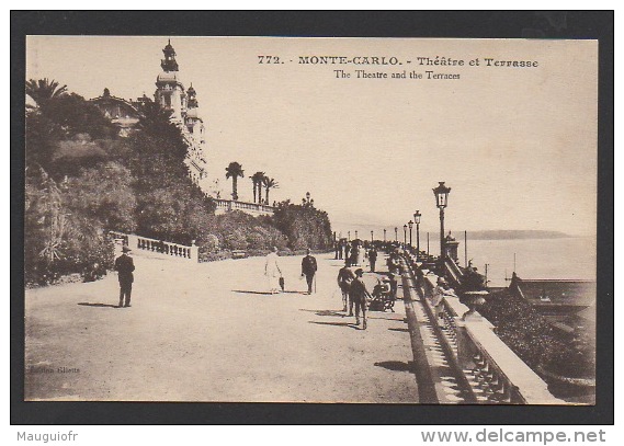 DF / MONACO / MONTE-CARLO / LE THÉÂTRE ET LA TERRASSE / ANIMÉE - Opéra & Théâtre