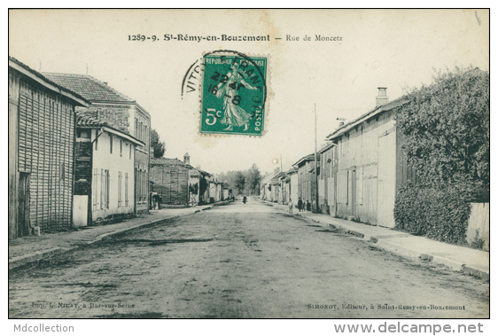 51 SAINT REMY EN BOUZEMONT / Rue De Moncetz / - Saint Remy En Bouzemont