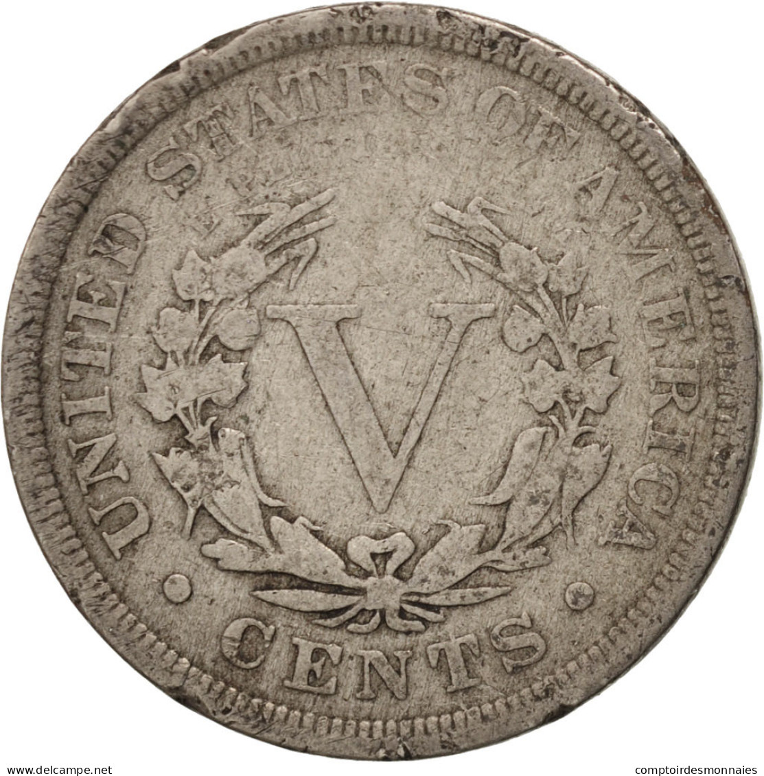 Monnaie, États-Unis, Liberty Nickel, 5 Cents, 1903, U.S. Mint, Philadelphie - 1883-1913: Liberty (Libertà)